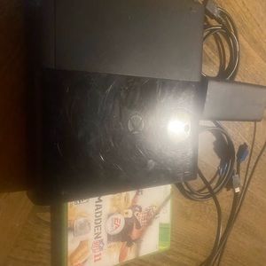 Xbox 360 with power brick and hdmi and Madden 11.